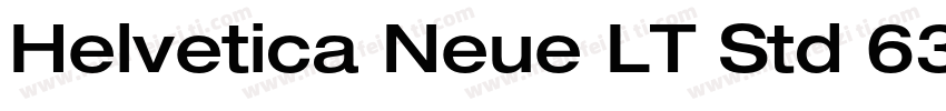 Helvetica Neue LT Std 63 Medium Ext字体转换